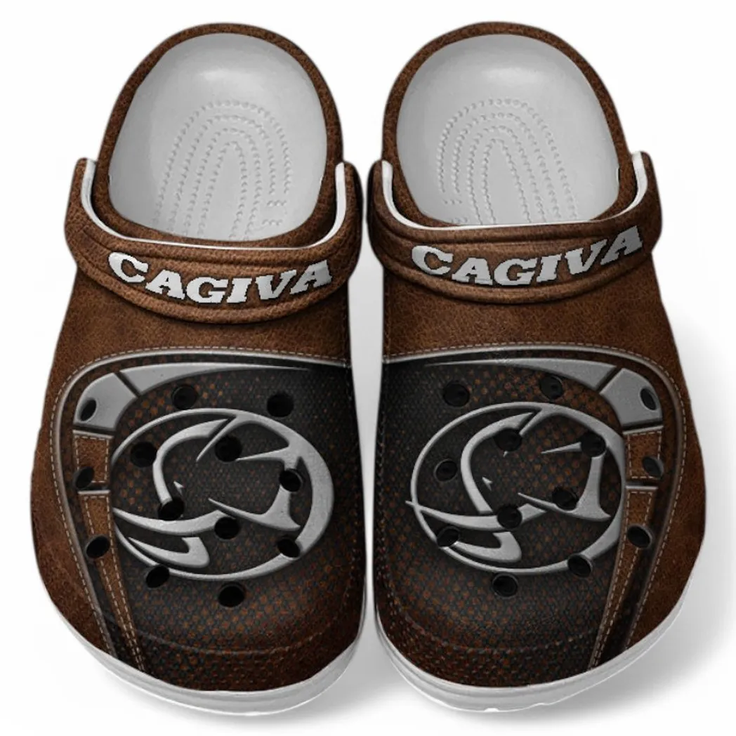 Custom Commuter Ride Inspired Clog All Over Print, Comfortable Slip-On Footwear for Auto Fans CAR183 - Brown