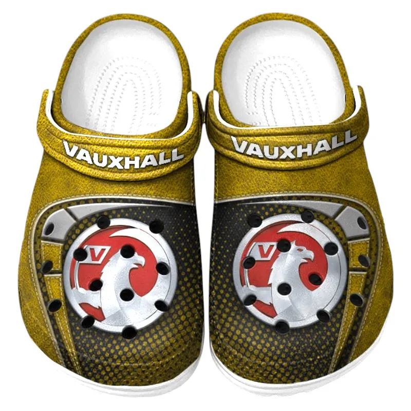 Custom Compact SUV Inspired Clog All Over Print, Comfortable Slip-On Footwear for Auto Fans CAR177 - Yellow