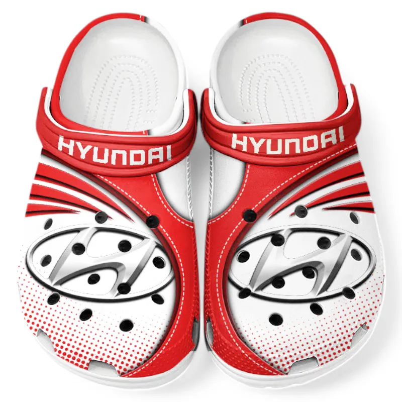 Custom Crossover Inspired Clog All Over Print, Comfortable Slip-On Footwear for Auto Fans CAR181 - Red