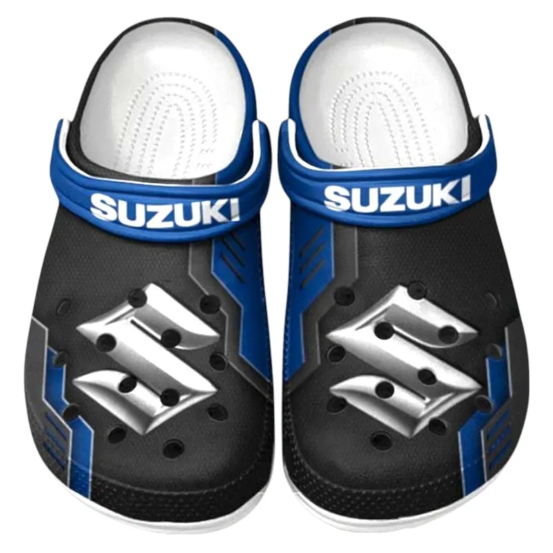 Custom Crossover SUV All Over Print Clog, Comfortable Slip-On Shoes for Everyday Wear CAR185 - Blue