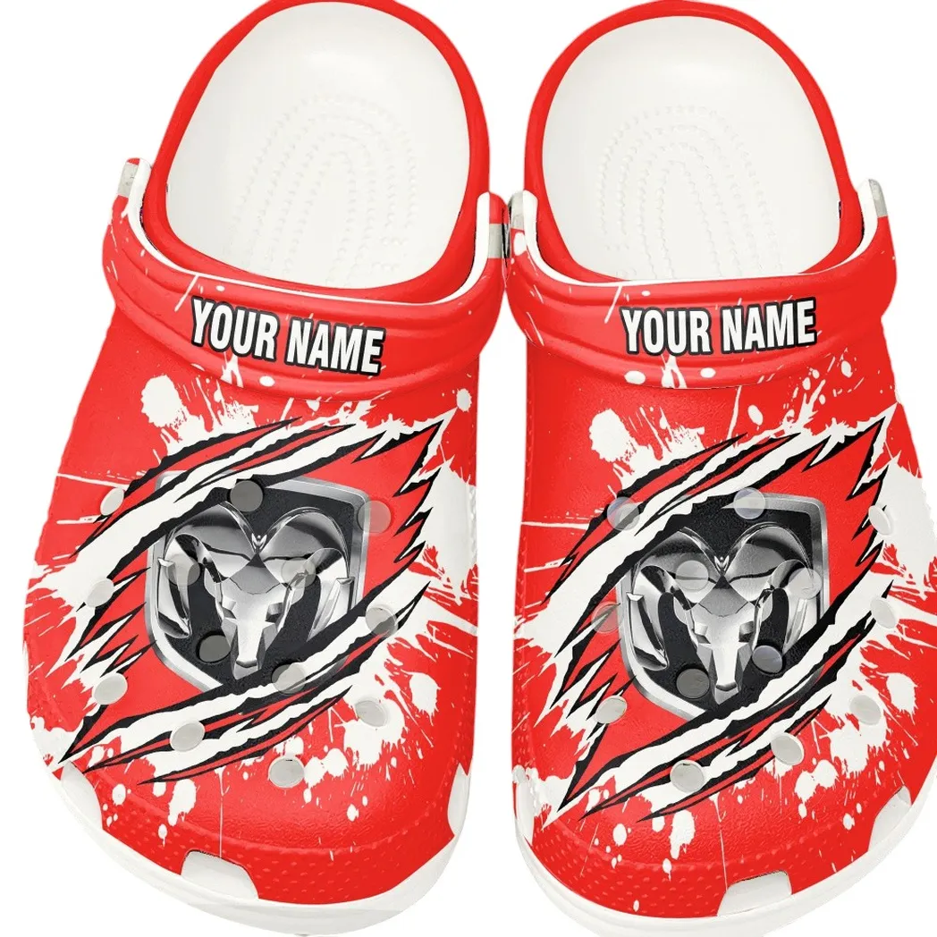 Custom Durable Workhorse Vehicle All Over Print Clog, Comfortable Slip-On Shoes for Everyday Wear CAR153 - White