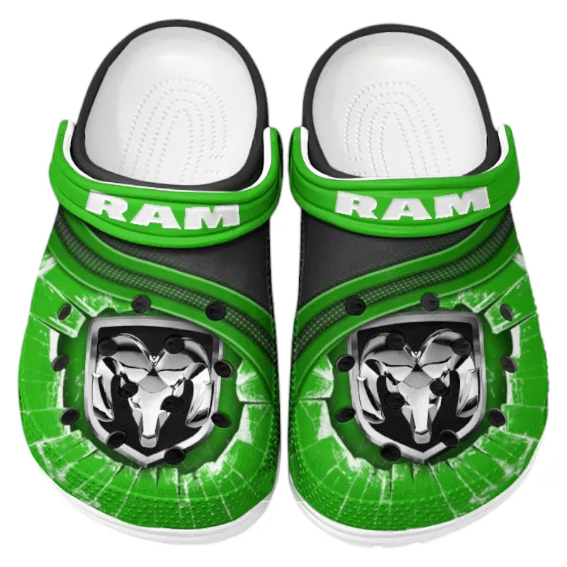 Custom Durable Workhorse Vehicle All Over Print Clog, Comfortable Slip-On Shoes for Everyday Wear CAR188 - Green
