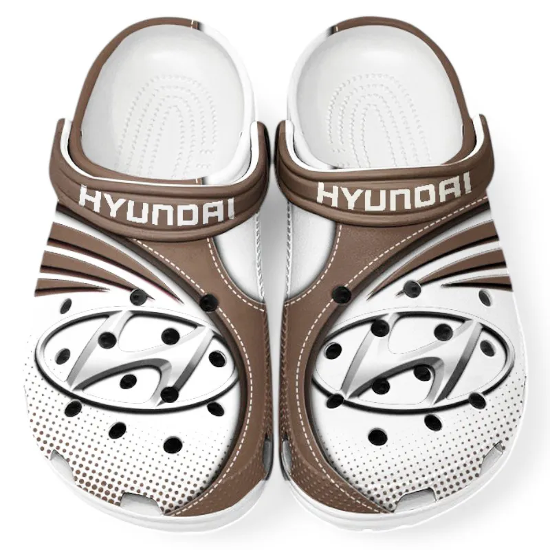 Custom Electric Car All Over Print Clog, Comfortable Slip-On Shoes for Everyday Wear CAR181 - Brown