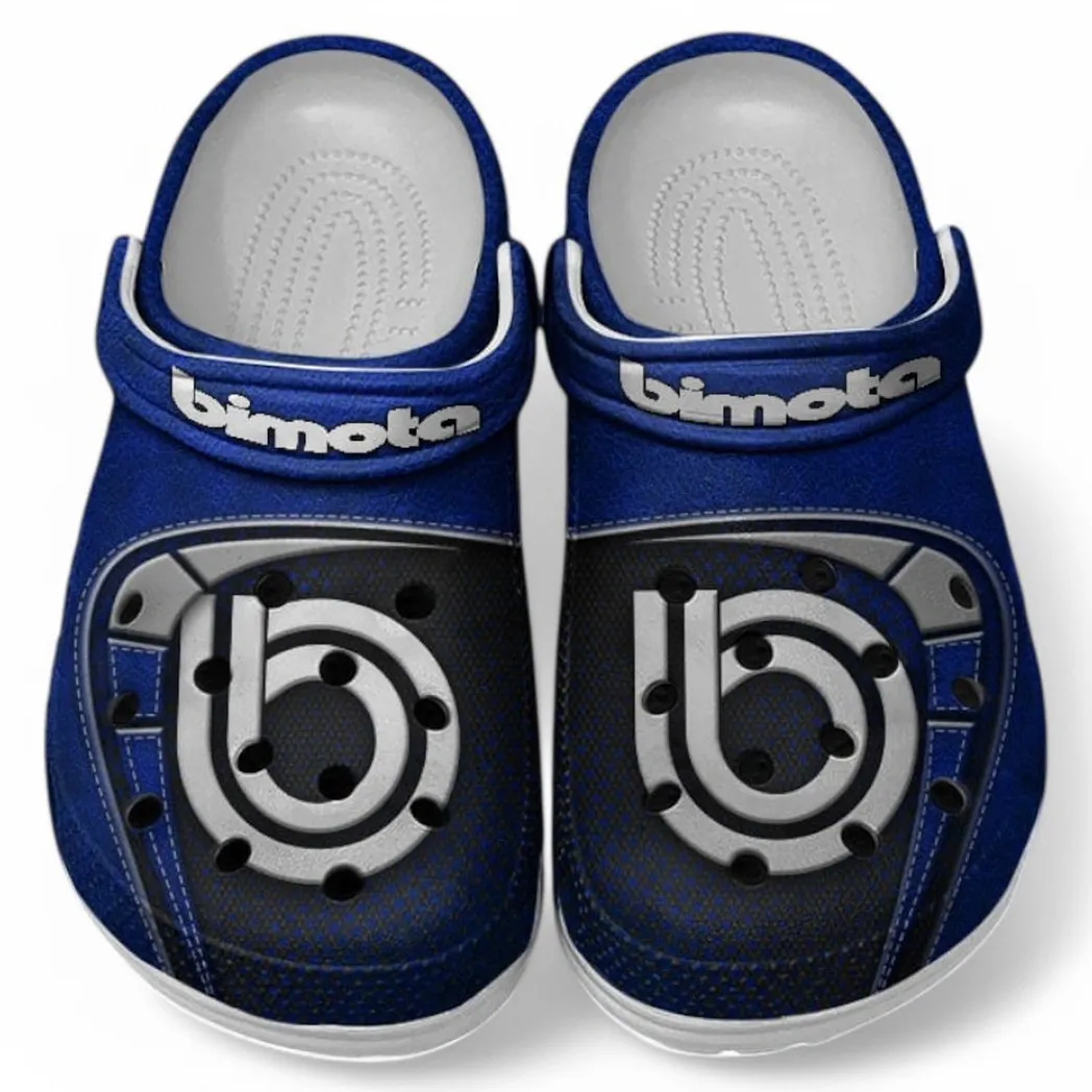 Custom Elite Racing Two-Wheeler All Over Print Clog, Comfortable Slip-On Shoes for Everyday Wear CAR183 - Blue