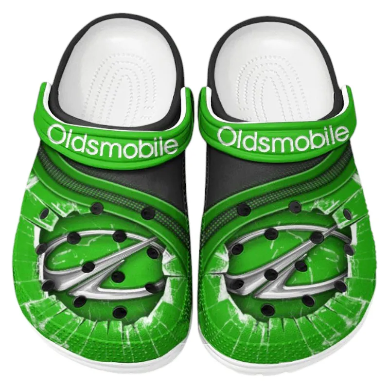 Custom Everyday Car All Over Print Clog, Comfortable Slip-On Shoes for Everyday Wear CAR188 - Green