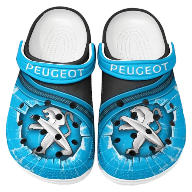 Custom Family Auto All Over Print Clog, Comfortable Slip-On Shoes for Everyday Wear CAR188 - Blue