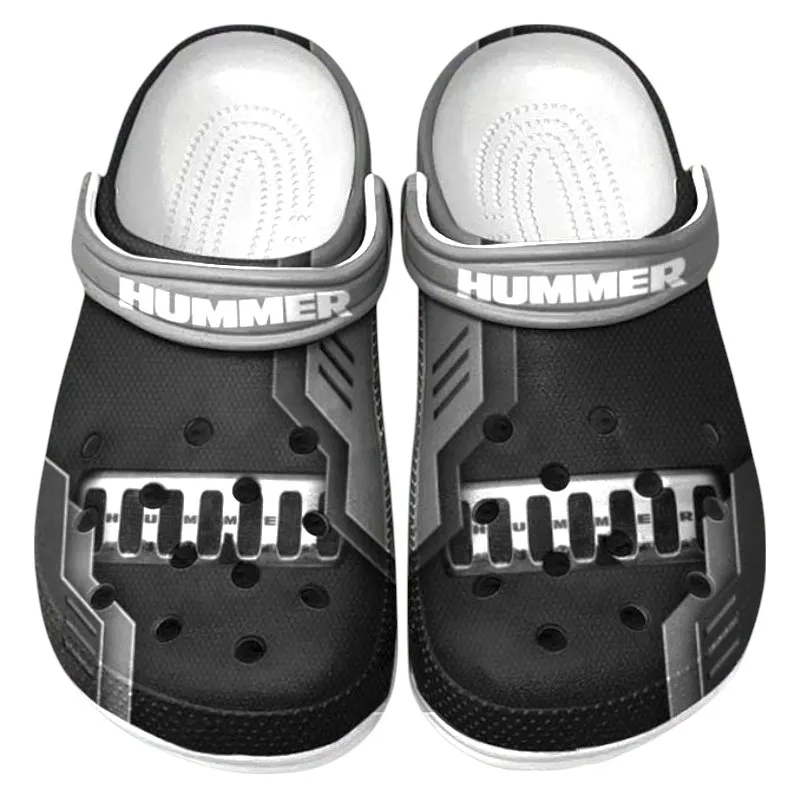 Custom Heavy-Duty SUV All Over Print Clog, Comfortable Slip-On Shoes for Everyday Wear CAR185 - Gray