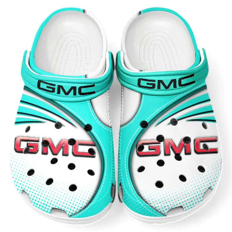 Custom Heavy-Duty Vehicle Inspired Clog All Over Print, Comfortable Slip-On Footwear for Auto Fans CAR181 - Cyan