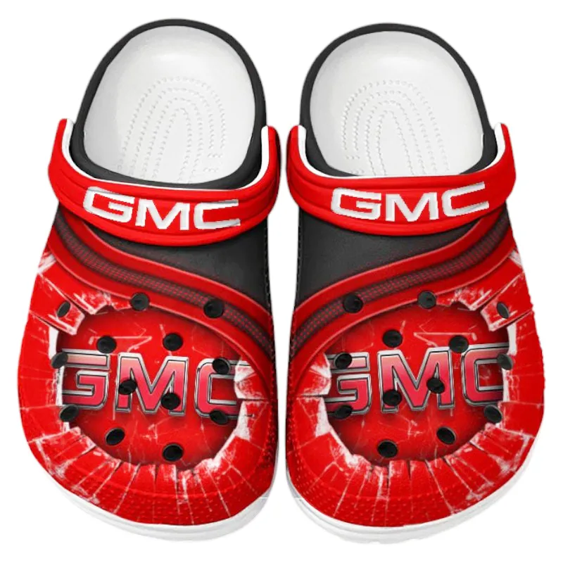 Custom Heavy-Duty Vehicle Inspired Clog All Over Print, Comfortable Slip-On Footwear for Auto Fans CAR188 - Red