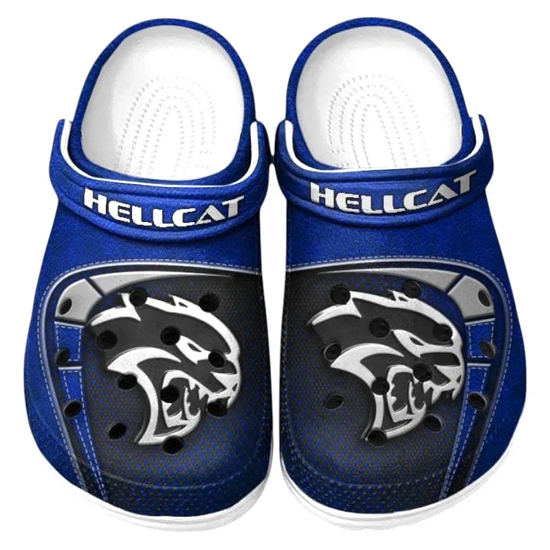 Custom Heavyweight Cruiser Inspired Clog All Over Print, Comfortable Slip-On Footwear for Auto Fans CAR177 - Blue