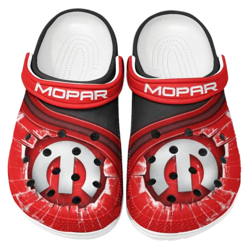 Custom High-Performance Mods All Over Print Clog, Comfortable Slip-On Shoes for Everyday Wear CAR188 - Red