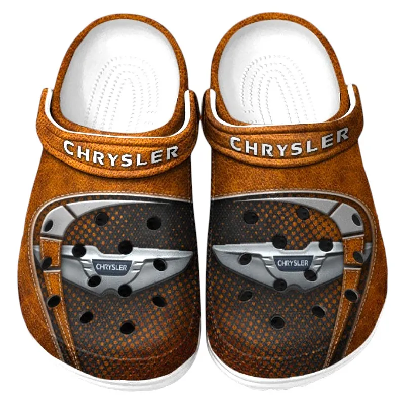 Custom Minivan All Over Print Clog, Comfortable Slip-On Shoes for Everyday Wear CAR177 - Orange