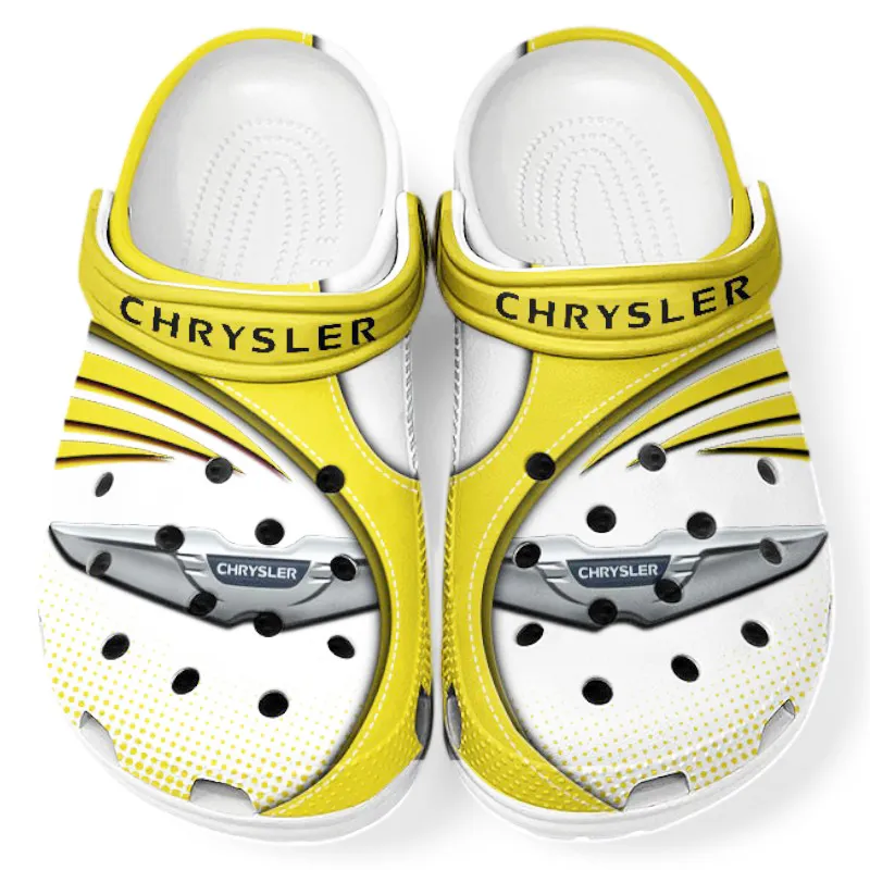 Custom Minivan All Over Print Clog, Comfortable Slip-On Shoes for Everyday Wear CAR181 - Yellow