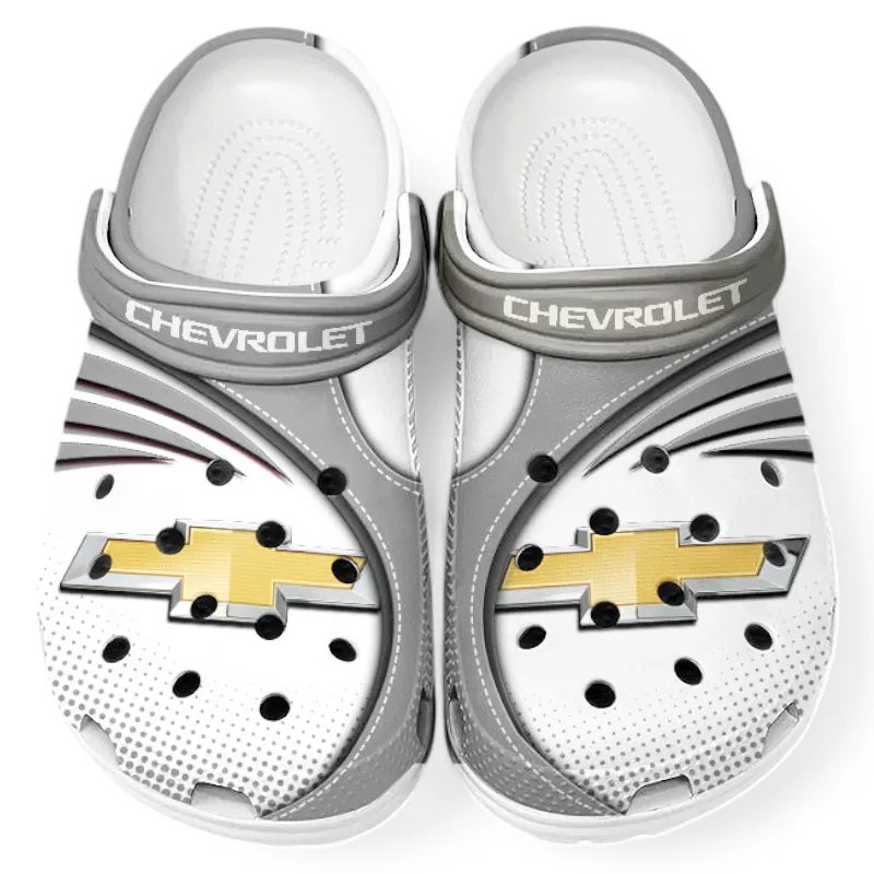 Custom Muscle Car All Over Print Clog, Comfortable Slip-On Shoes for Everyday Wear CAR181 - Gray