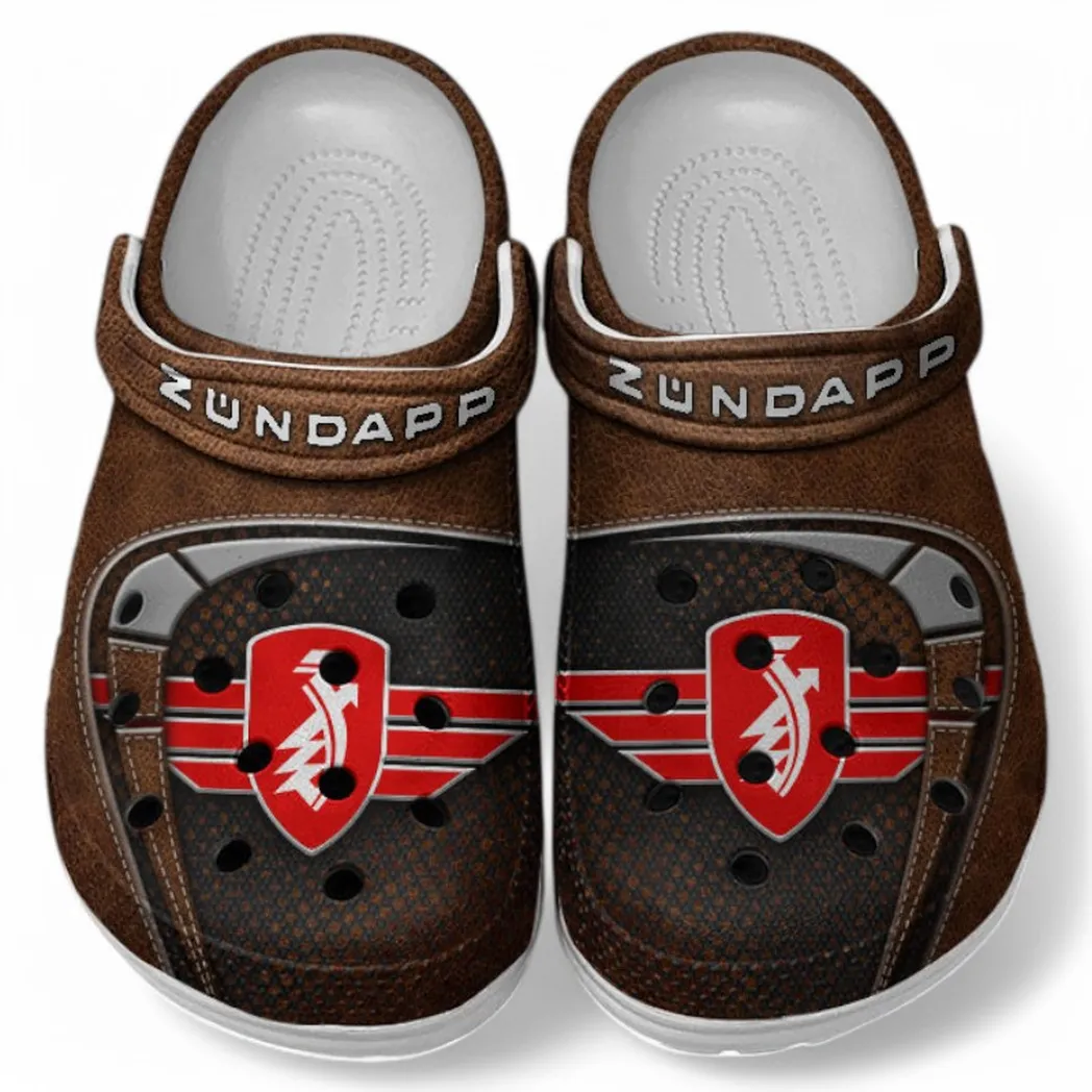 Custom Old-School Cruiser All Over Print Clog, Comfortable Slip-On Shoes for Everyday Wear CAR183 - Brown