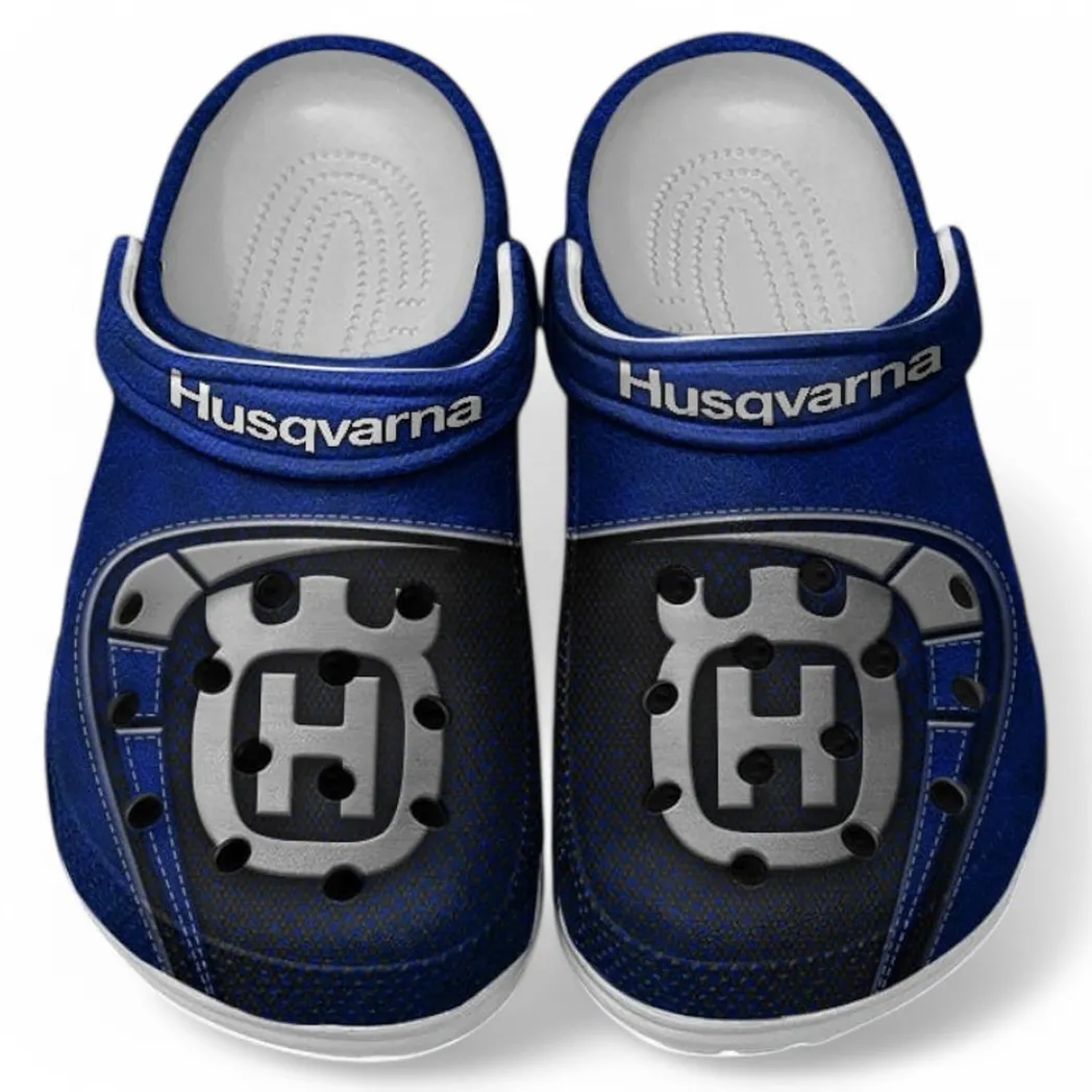 Custom Oversized Utility SUV Inspired Clog All Over Print, Comfortable Slip-On Footwear for Auto Fans CAR183 - Blue
