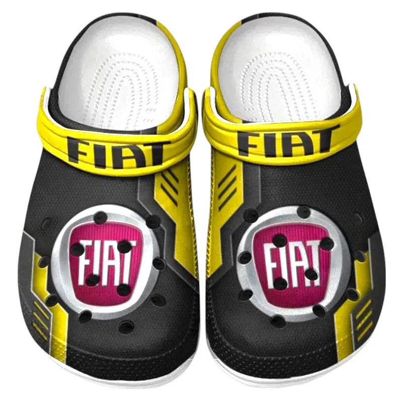 Custom Practical City Car All Over Print Clog, Comfortable Slip-On Shoes for Everyday Wear CAR185 - Yellow
