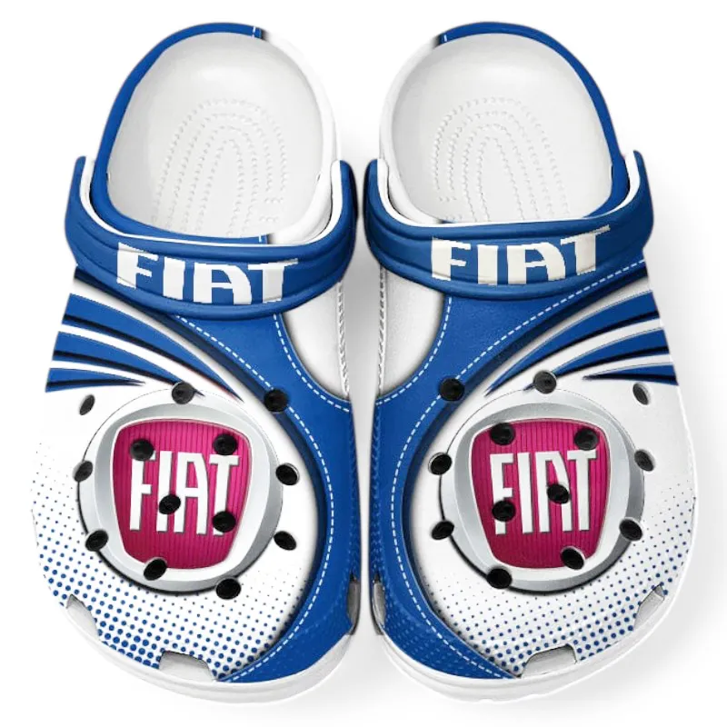 Custom Practical City Car Inspired Clog All Over Print, Comfortable Slip-On Footwear for Auto Fans CAR181 - Blue