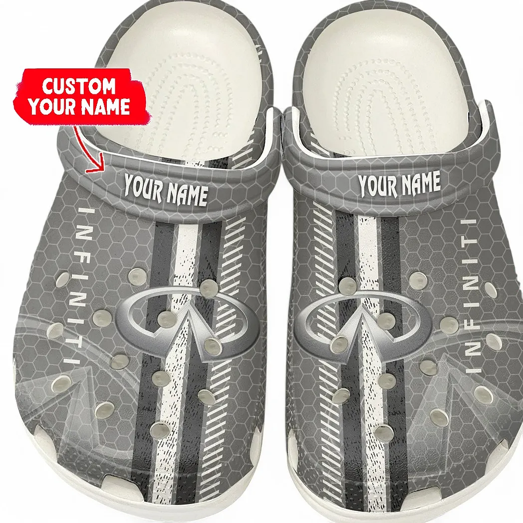 Custom Premium Sedan All Over Print Clog, Comfortable Slip-On Shoes for Everyday Wear CAR820 - White