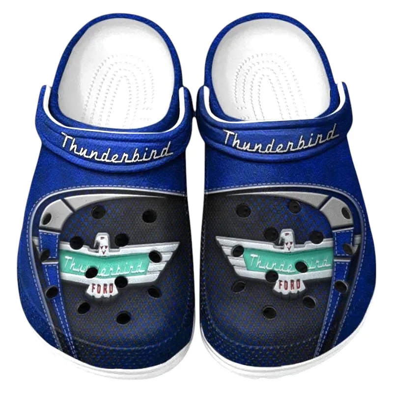Custom Quad Bike All Over Print Clog, Comfortable Slip-On Shoes for Everyday Wear CAR177 - Blue