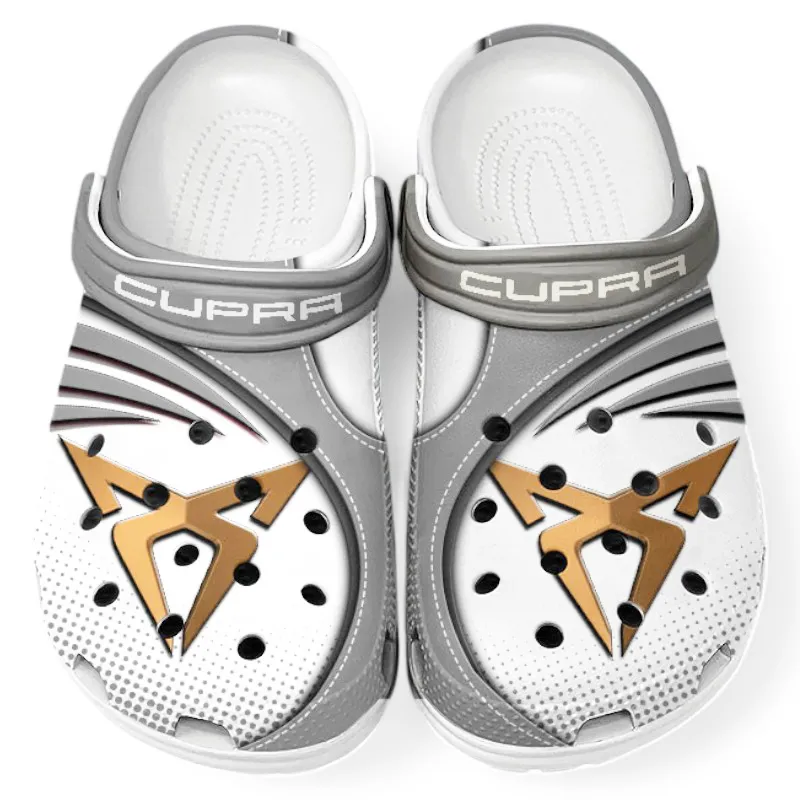 Custom Race-Inspired Car All Over Print Clog, Comfortable Slip-On Shoes for Everyday Wear CAR181 - Gray