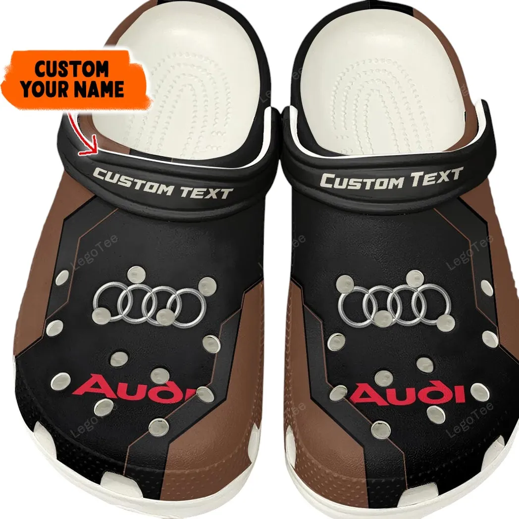 Custom Refined Sport Coupe All Over Print Clog, Comfortable Slip-On Shoes for Everyday Wear CAR140 - Brown