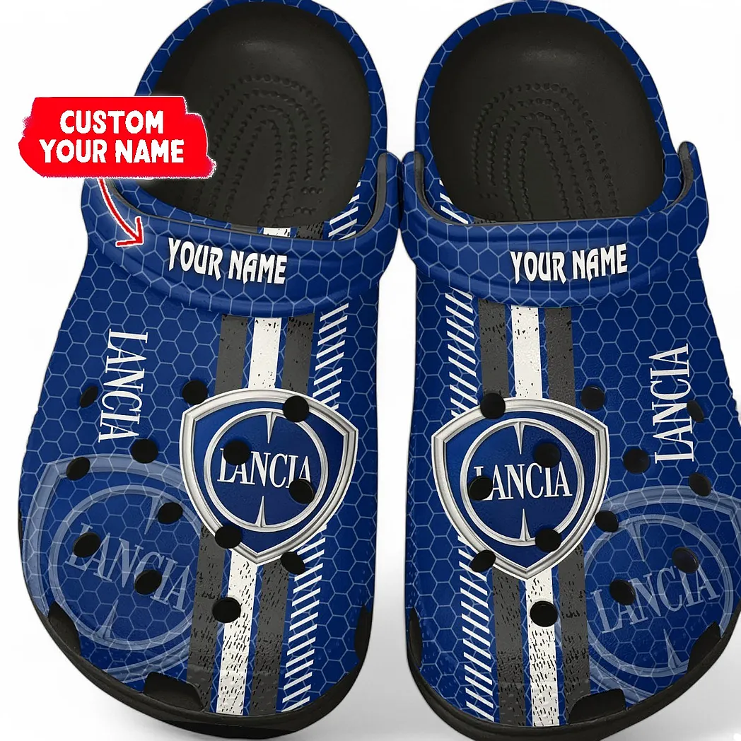 Custom Retro Car Inspired Clog All Over Print, Comfortable Slip-On Footwear for Auto Fans CAR820 - Black