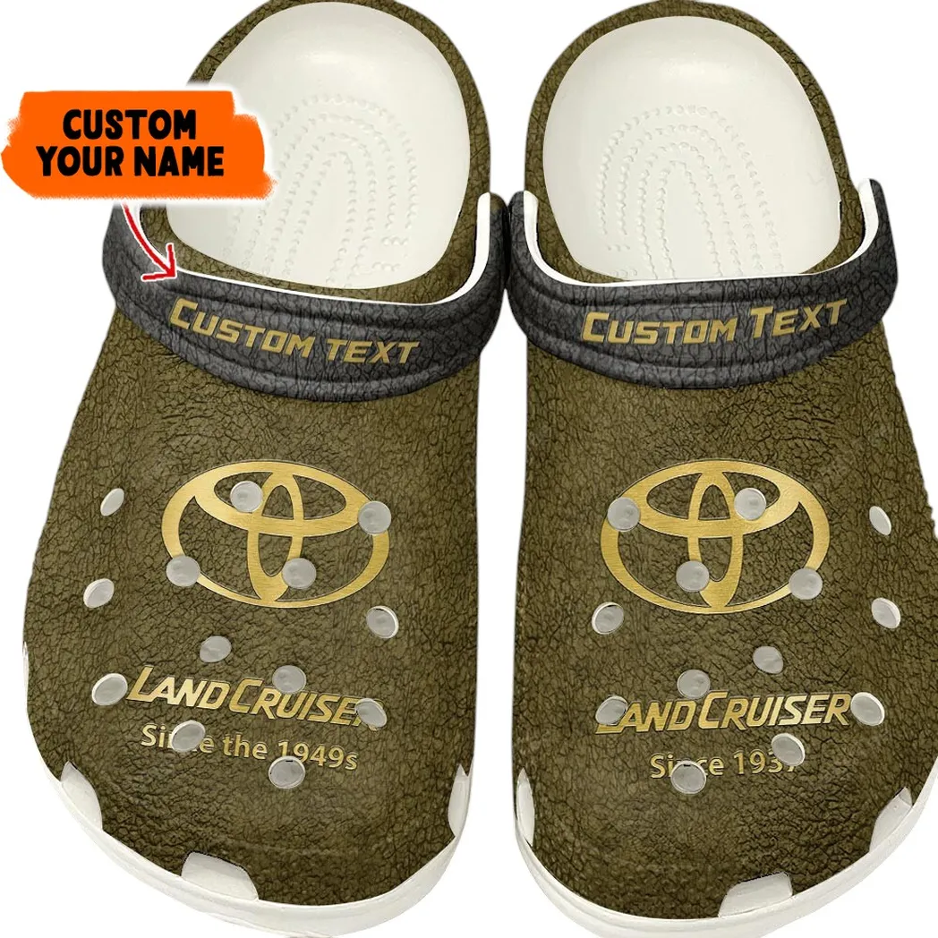 Custom Rugged 4x4 Inspired Clog All Over Print, Comfortable Slip-On Footwear for Auto Fans CAR141 - Yellow