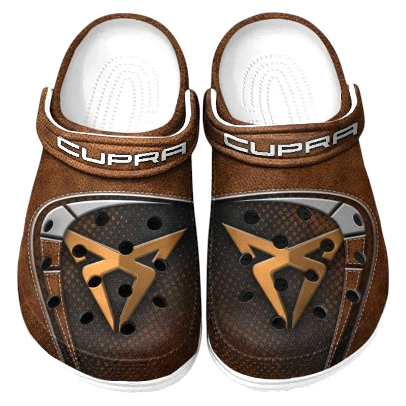 Custom Sporty Urban Vehicle All Over Print Clog, Comfortable Slip-On Shoes for Everyday Wear CAR177 - Brown