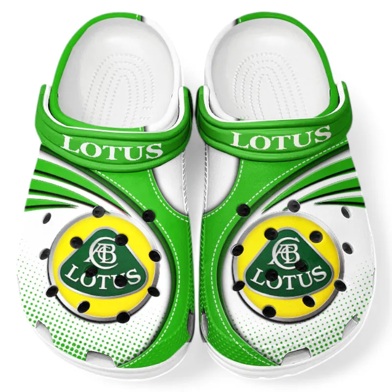 Custom Track Day Vehicle All Over Print Clog, Comfortable Slip-On Shoes for Everyday Wear CAR181 - Green