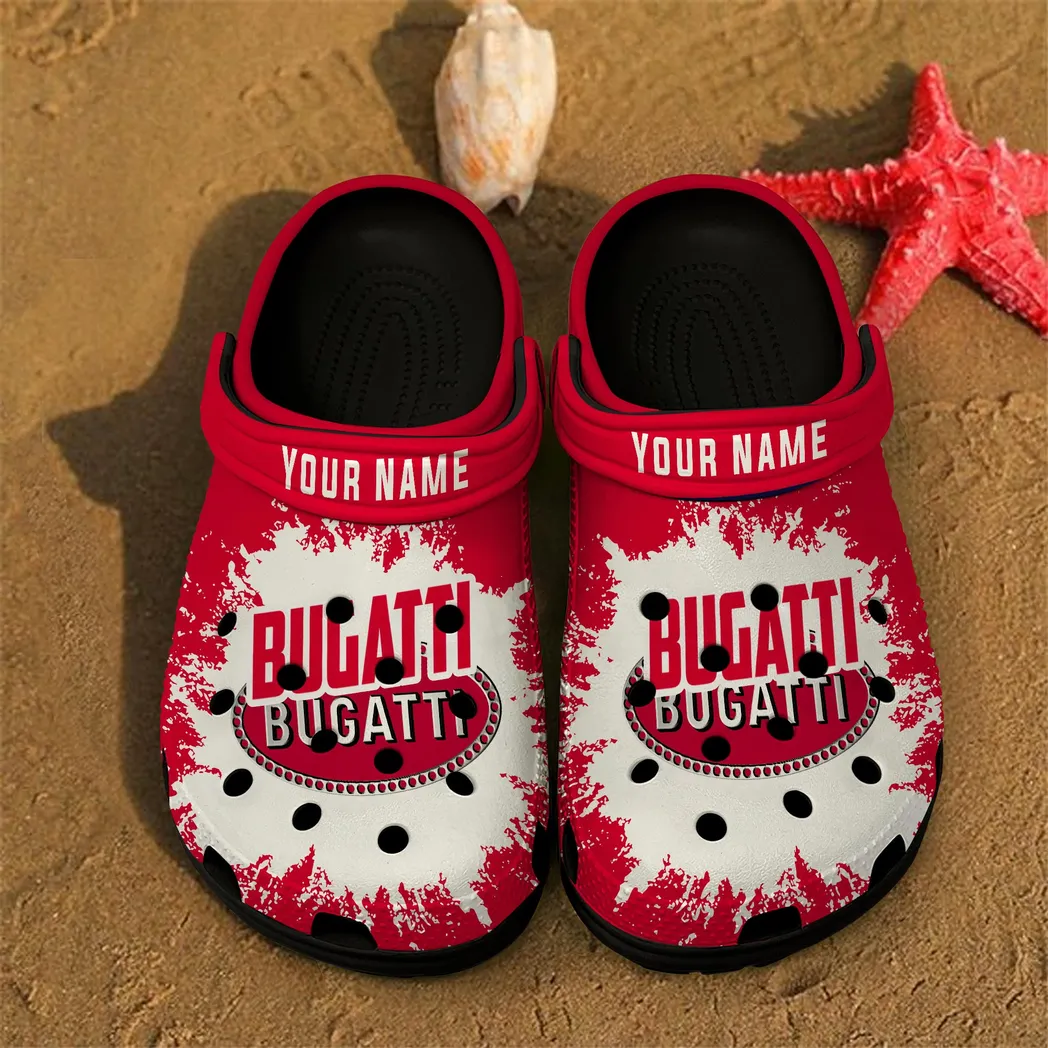 Custom Ultra-Luxury Sports Car Inspired Clog All Over Print, Comfortable Slip-On Footwear for Auto Fans DCAR46 - Black