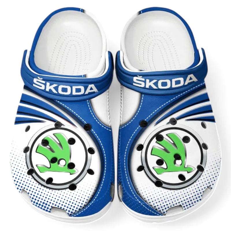 Custom Urban Compact Auto All Over Print Clog, Comfortable Slip-On Shoes for Everyday Wear CAR181 - Blue