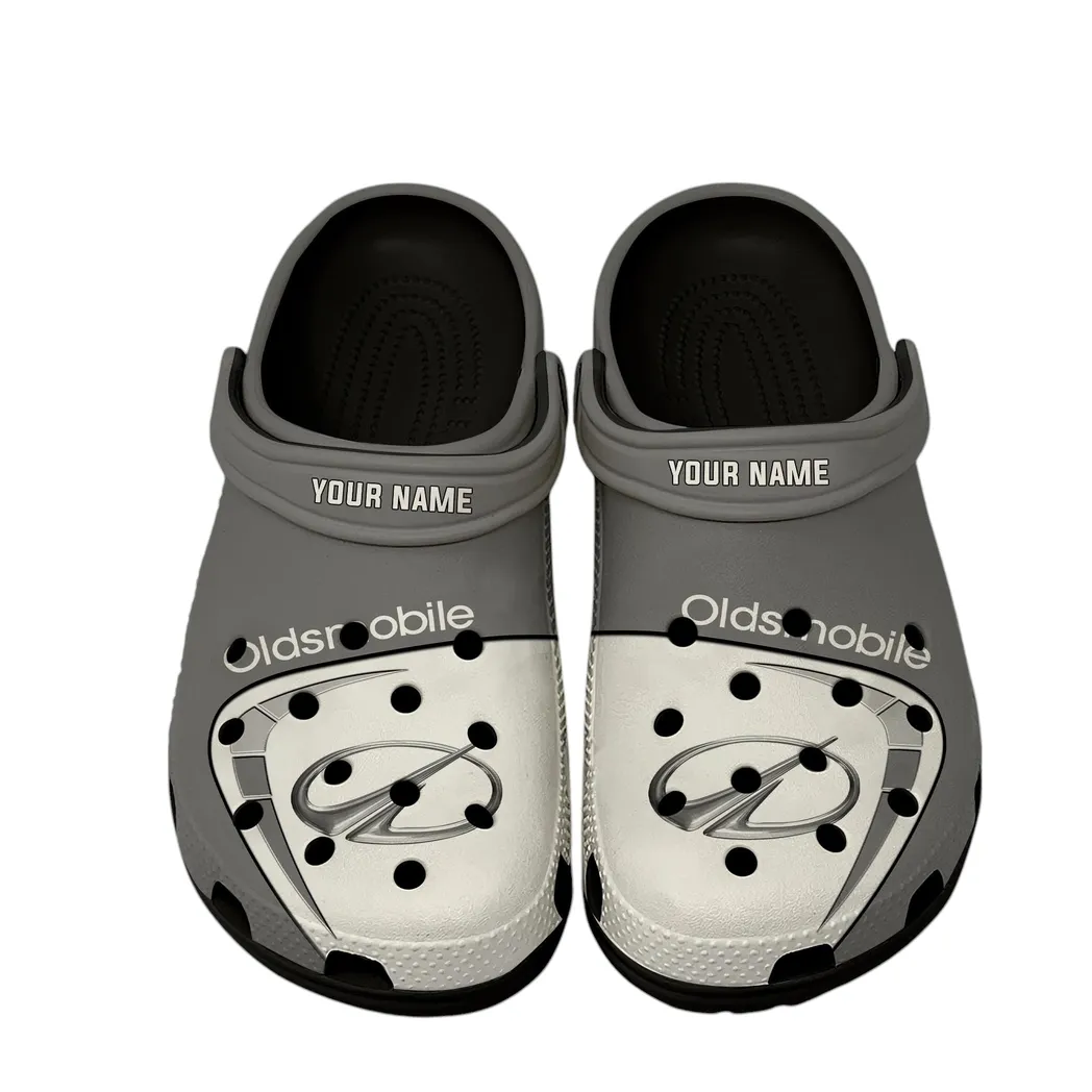 Custom Vintage Roadster Inspired Clog All Over Print, Comfortable Slip-On Footwear for Auto Fans CAR168 - Black