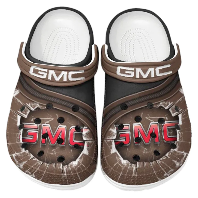 Custom Workhorse Truck All Over Print Clog, Comfortable Slip-On Shoes for Everyday Wear CAR188 - Brown