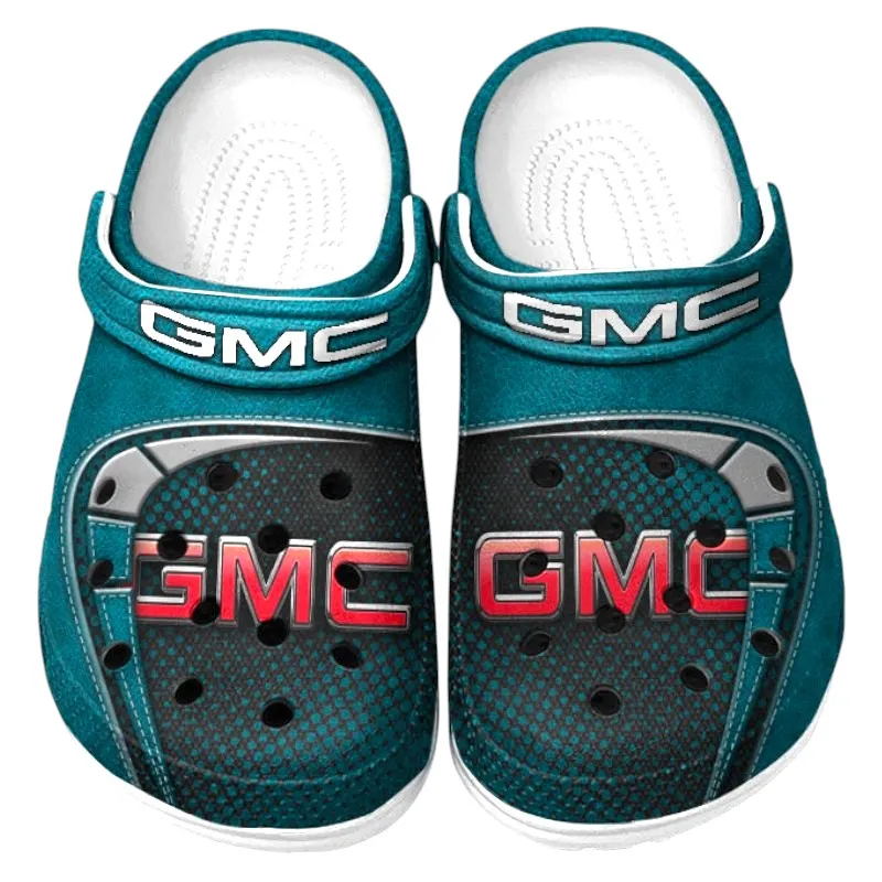 Cyan Custom Full-Size Pickup All Over Print Clog, Car Culture Inspired Footwear Gift for Men and Women CAR177