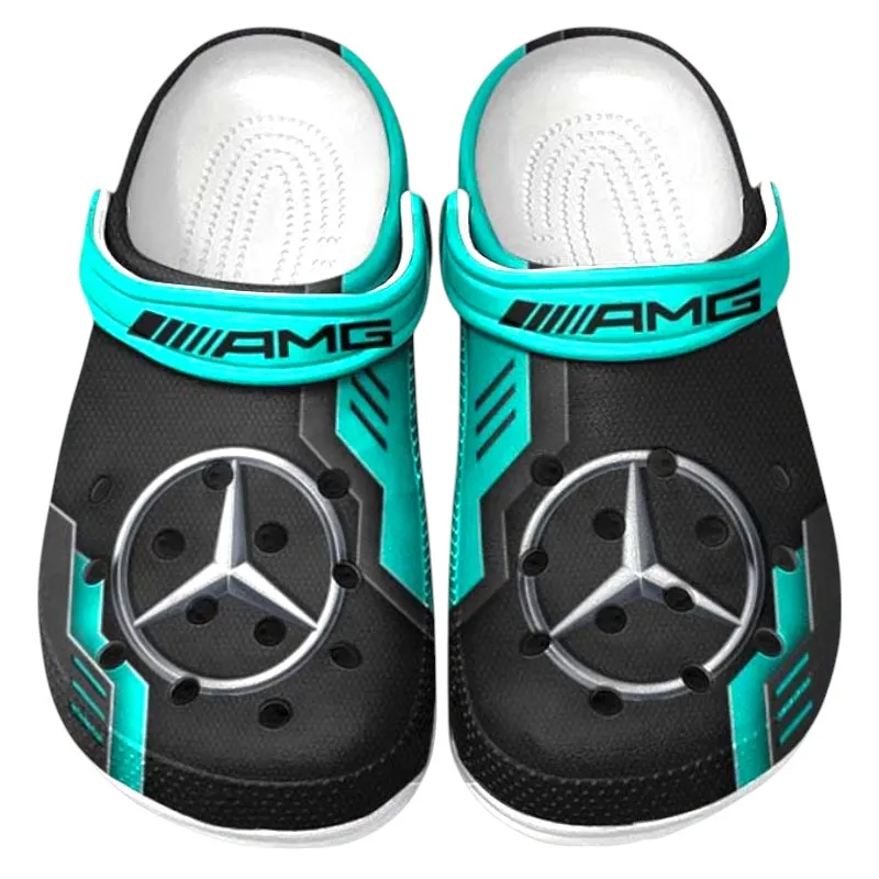 Cyan Custom High-End Performance Vehicle All Over Print Clog, Car Culture Inspired Footwear Gift for Men and Women CAR185