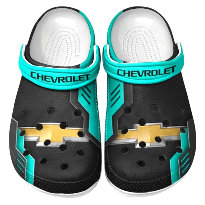 Cyan Custom Reliable Family Car All Over Print Clog, Car Culture Inspired Footwear Gift for Men and Women CAR185