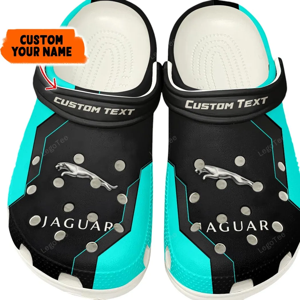 Cyan Custom Sports Sedan All Over Print Clog, Car Culture Inspired Footwear Gift for Men and Women CAR140