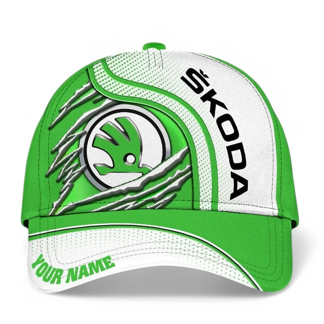 Czech Automobile Classic Cap, Road Warrior Baseball Cap For Auto Lovers CAR500 - White