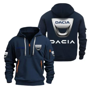 Exclusive Logo Hoodie Half Zipper For Eastern European Car Enthusiasts, Gift For Eastern European Car Fans CAR200 - Navy