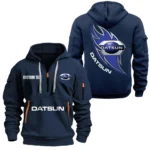 Hoodie Half Zipper Exclusive Logo Gift For Collectible Auto Enthusiasts CAR170 - Navy