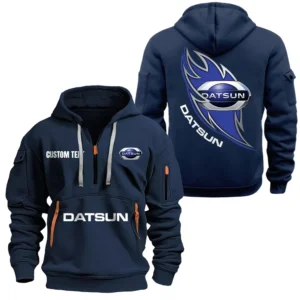 Hoodie Half Zipper Exclusive Logo Gift For Collectible Auto Enthusiasts CAR170 - Navy