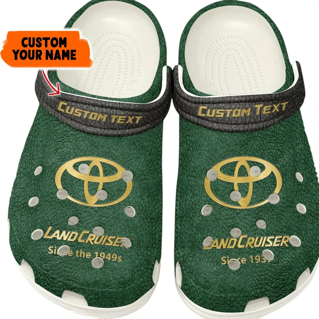 Desert Trekker Culture Clog, Stylish All Over Print Lightweight Shoes for Auto Fans and Streetwear Style CAR141 - Kelly Green