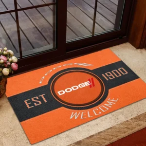 Performance Vehicle Doormat, All Over Print Doormat For Car Owners CAR169 - Orange