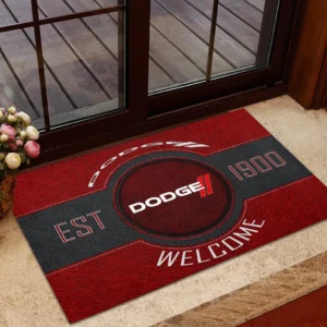 American Car Doormat, All Over Print Doormat For Car Owners CAR169 - Red