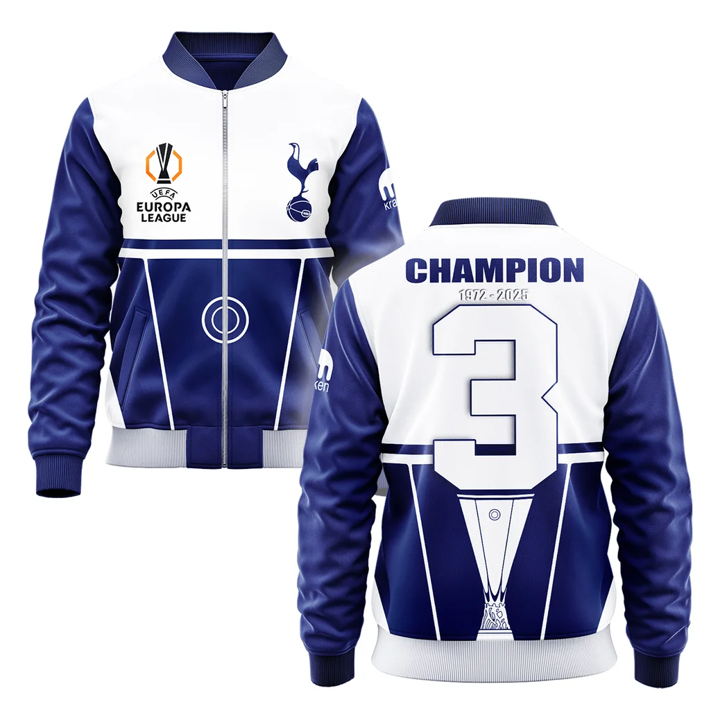 Eastern Blue Fans Bomber Jacket, Classic Bomber Jacket Fans HVN1014C2