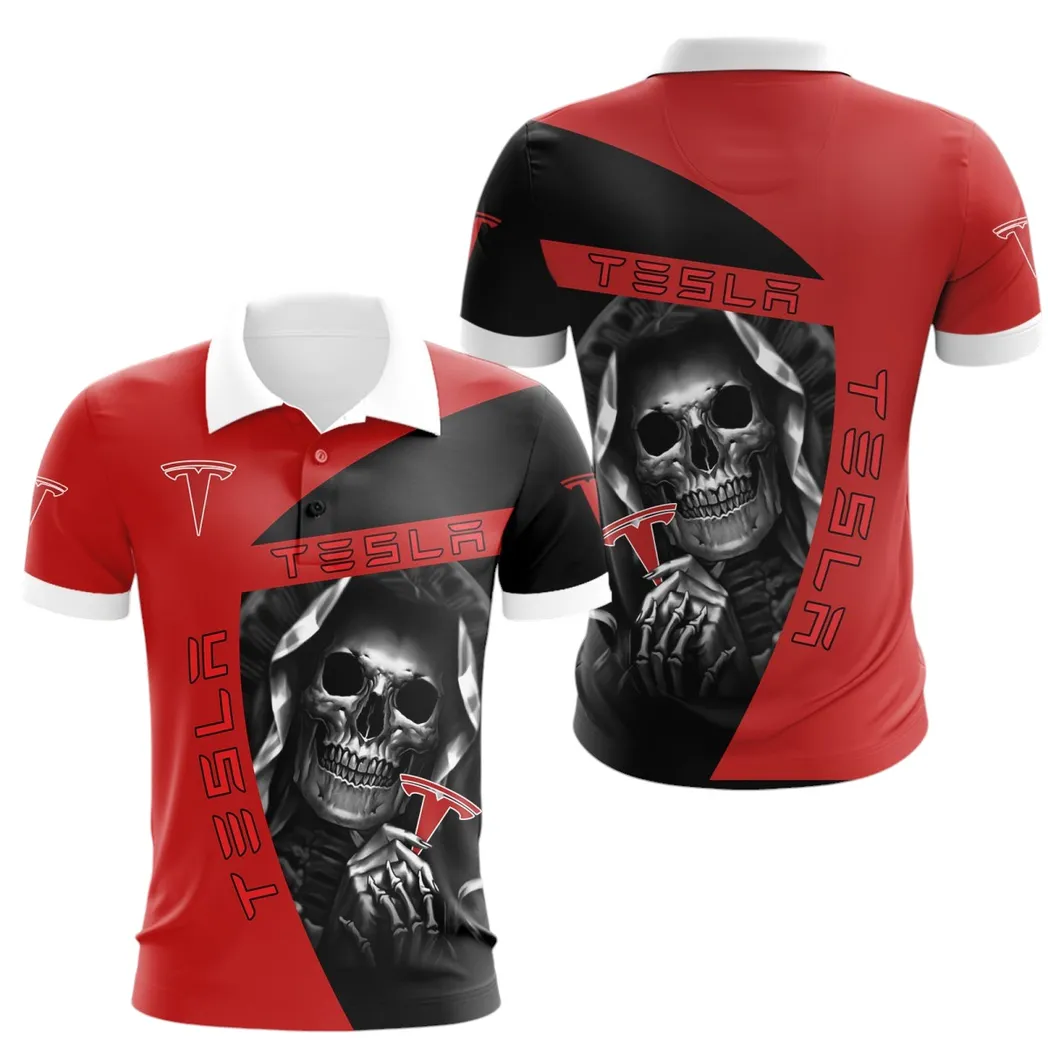 Eco-Friendly Car Polo Shirt, Rugged Streetwear Polo For Car Owner CAR6702212561
