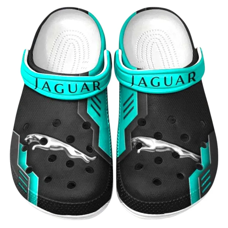 Elegant Road Car Culture Clog, Stylish All Over Print Lightweight Shoes for Auto Fans and Streetwear Style CAR185 - Cyan