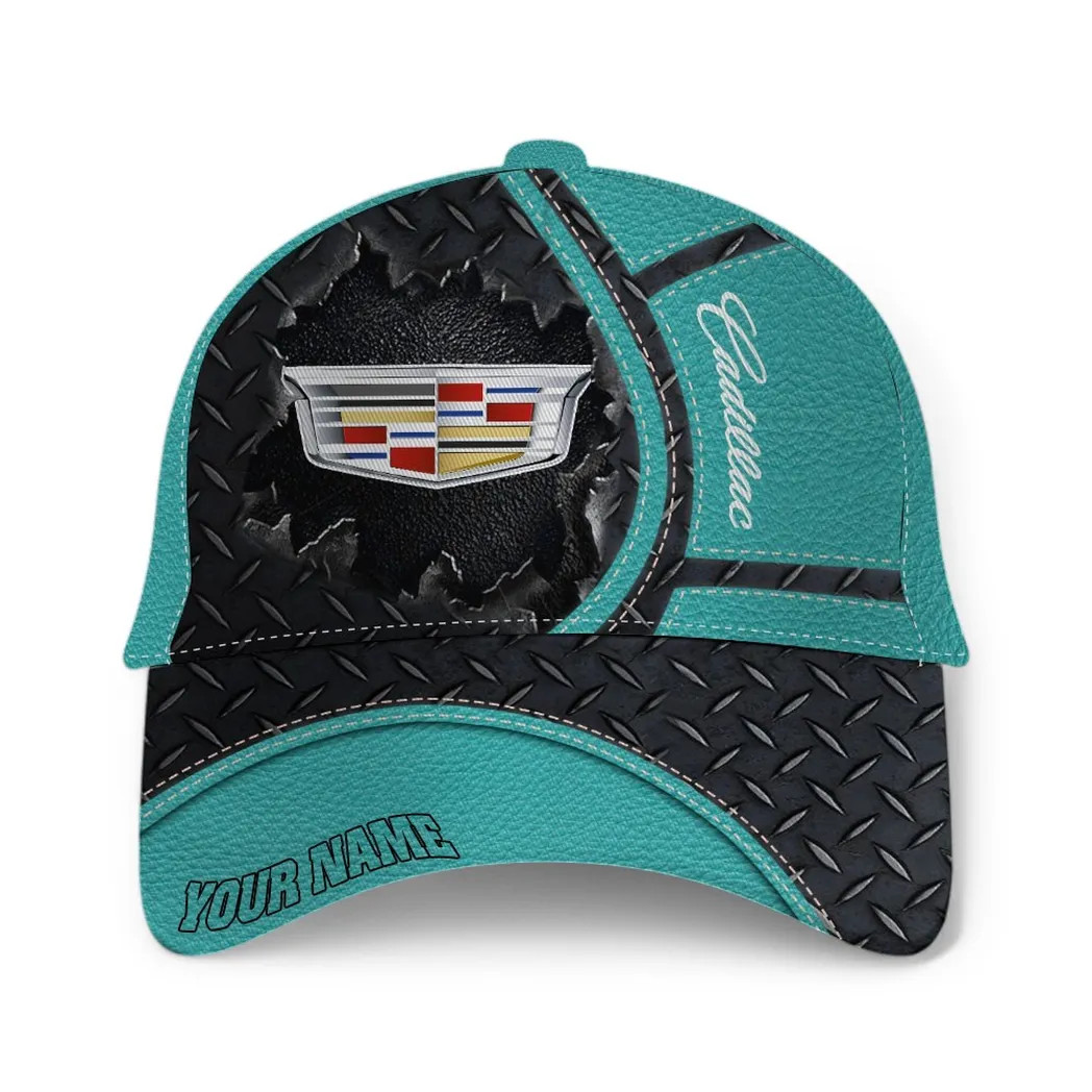 Elegant Touring Car Classic Cap, Auto Passion Baseball Cap For Auto Owners CAR490 - Cyan