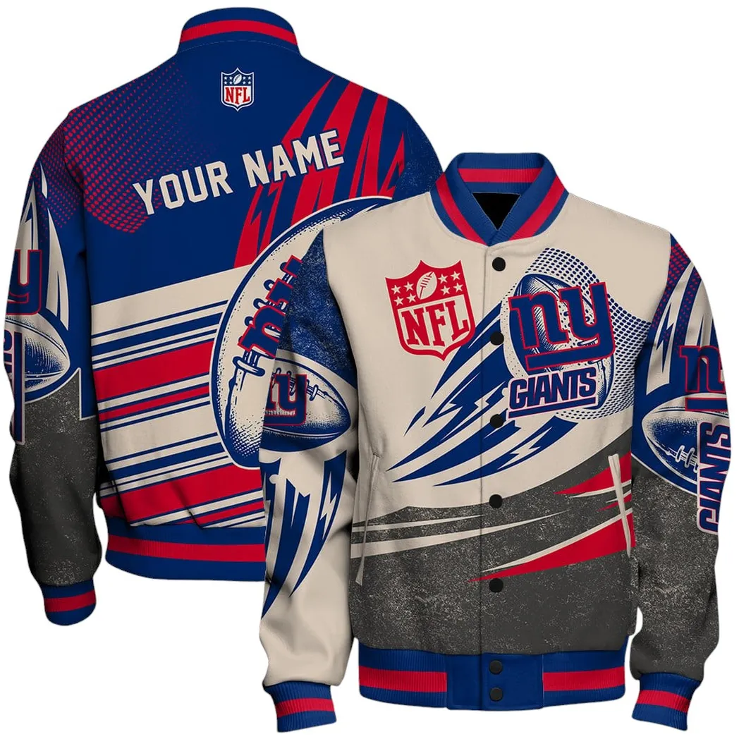 Empire Fans Baseball Jacket, Classic Fan Game Jacket NFL770